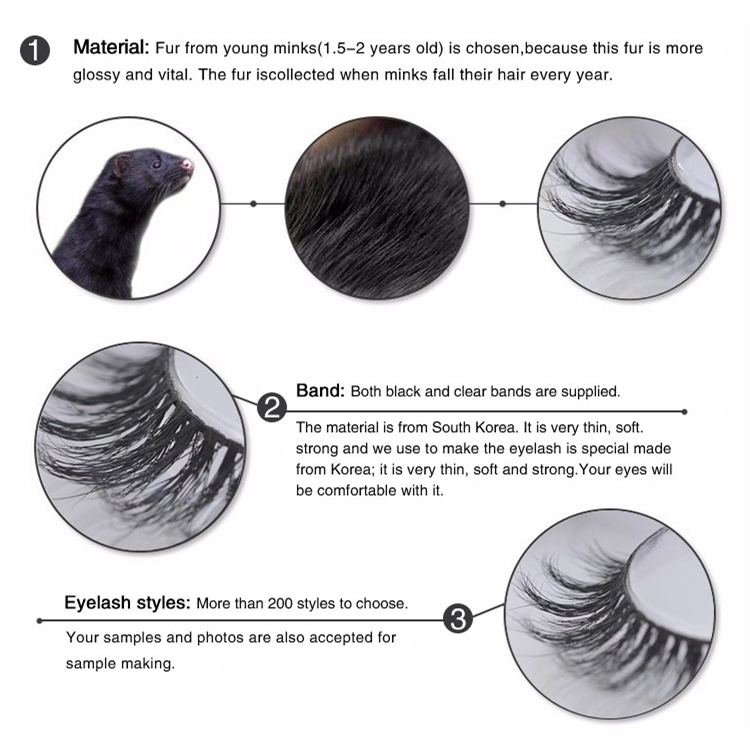 25 Mm Mink Eyelashes 3D Wholesale Private Label Eyelash Box Packaging 18