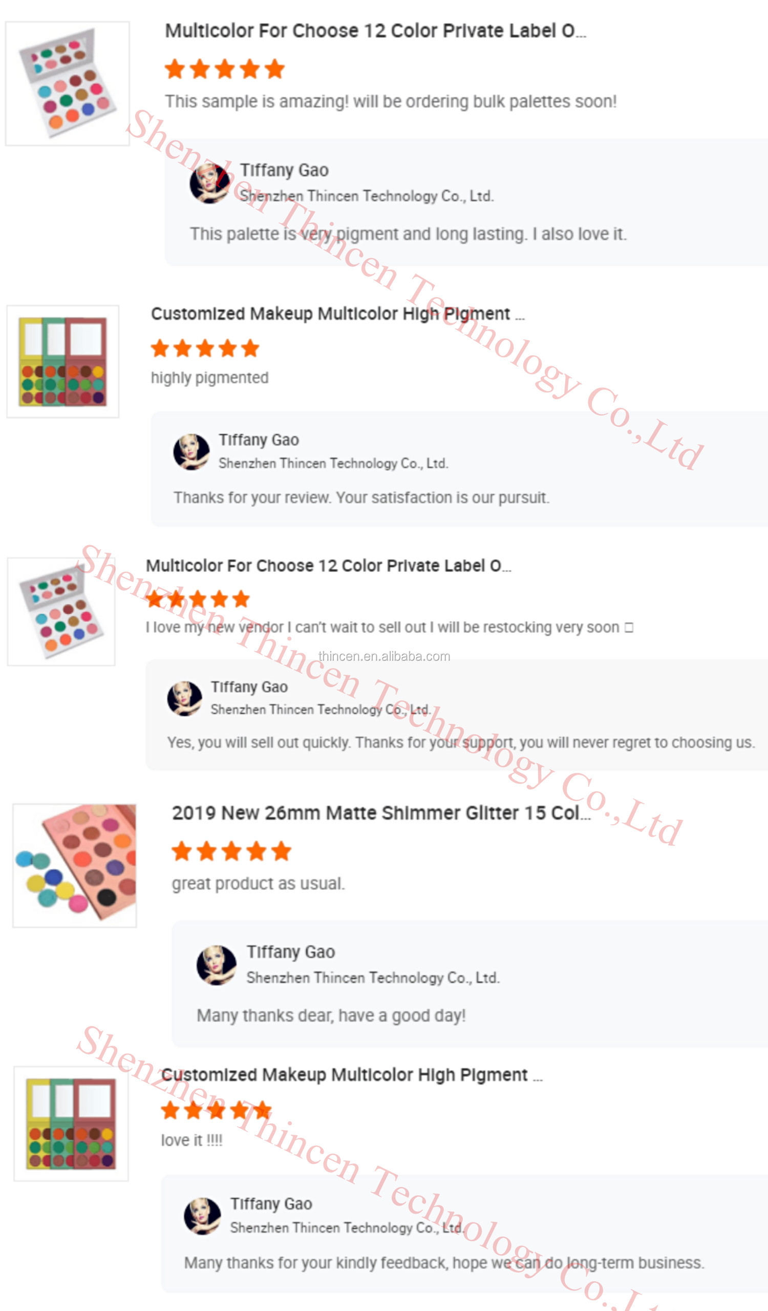 Thincen - 18 Colors Rose Gold Eyeshadow Palette Glitter Makeup Packaging Eyeshadow Palette Eyeshadow platte 24