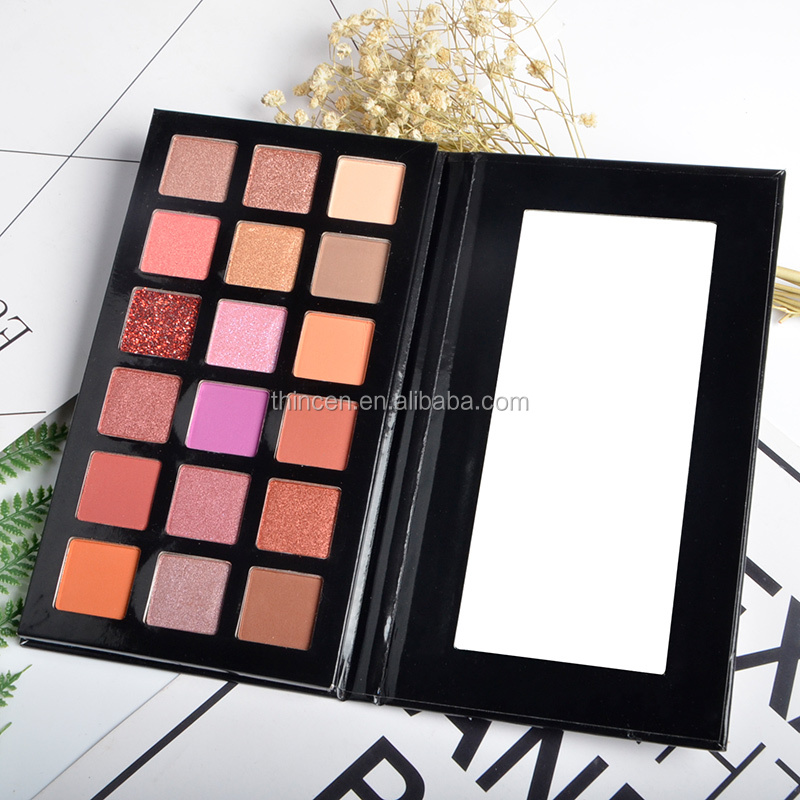 Thincen - High Quality Matte Shimmer Glitter 18 Colors Nude Makeup Eyeshadow Palette Eyeshadow platte 16