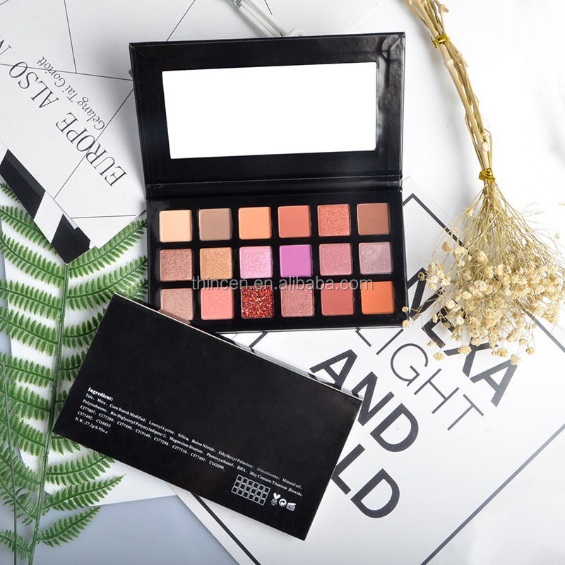 Thincen - High Quality Matte Shimmer Glitter 18 Colors Nude Makeup Eyeshadow Palette Eyeshadow platte 20