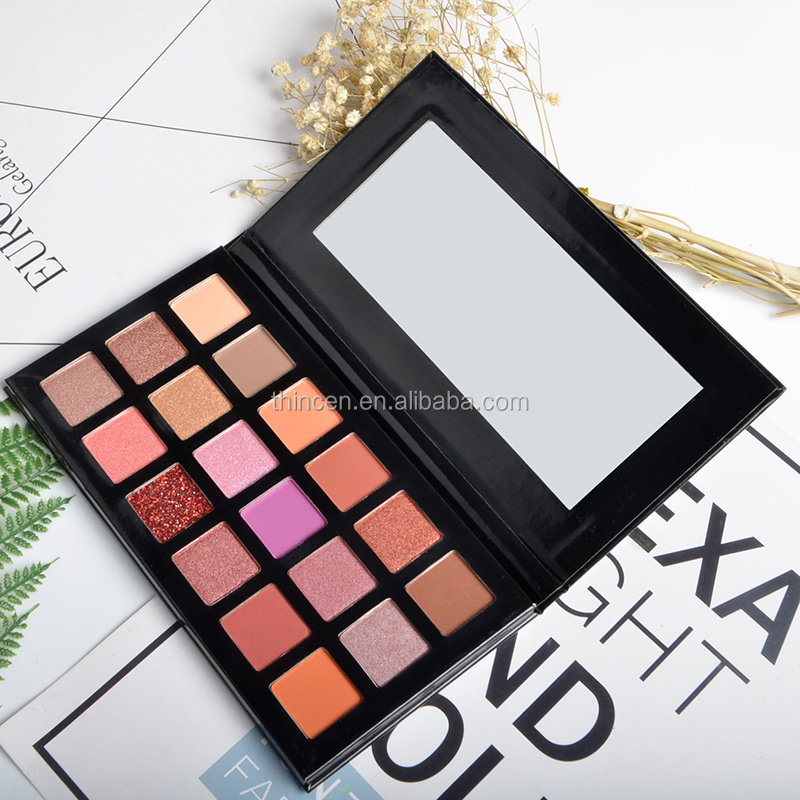 Thincen - High Quality Matte Shimmer Glitter 18 Colors Nude Makeup Eyeshadow Palette Eyeshadow platte 14