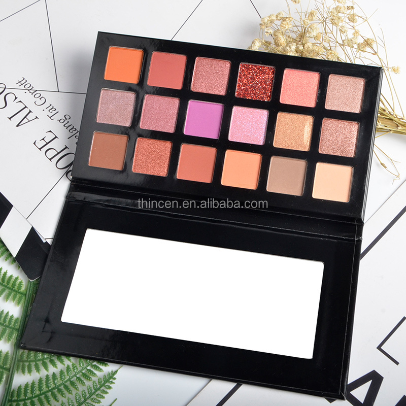 Thincen - High Quality Matte Shimmer Glitter 18 Colors Nude Makeup Eyeshadow Palette Eyeshadow platte 10