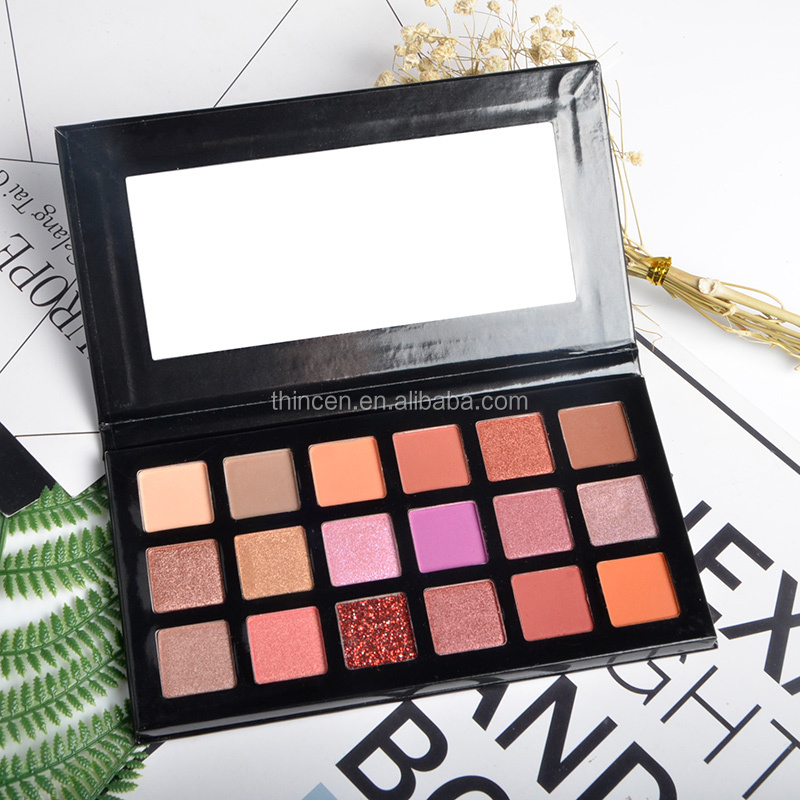 Thincen - High Quality Matte Shimmer Glitter 18 Colors Nude Makeup Eyeshadow Palette Eyeshadow platte 18
