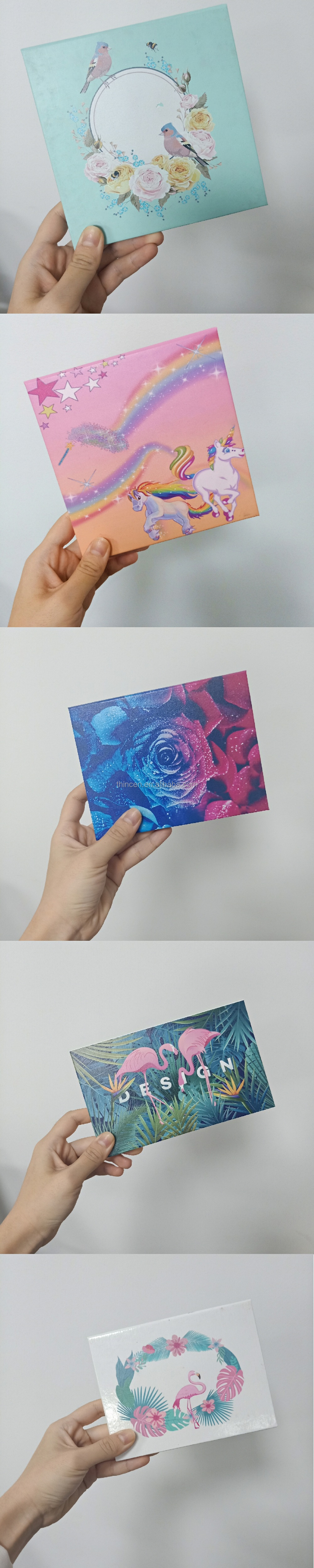 Thincen - Girls Makeup Customized Packaging Pink Eyeshadow Palette With Mirror Eyeshadow platte 32