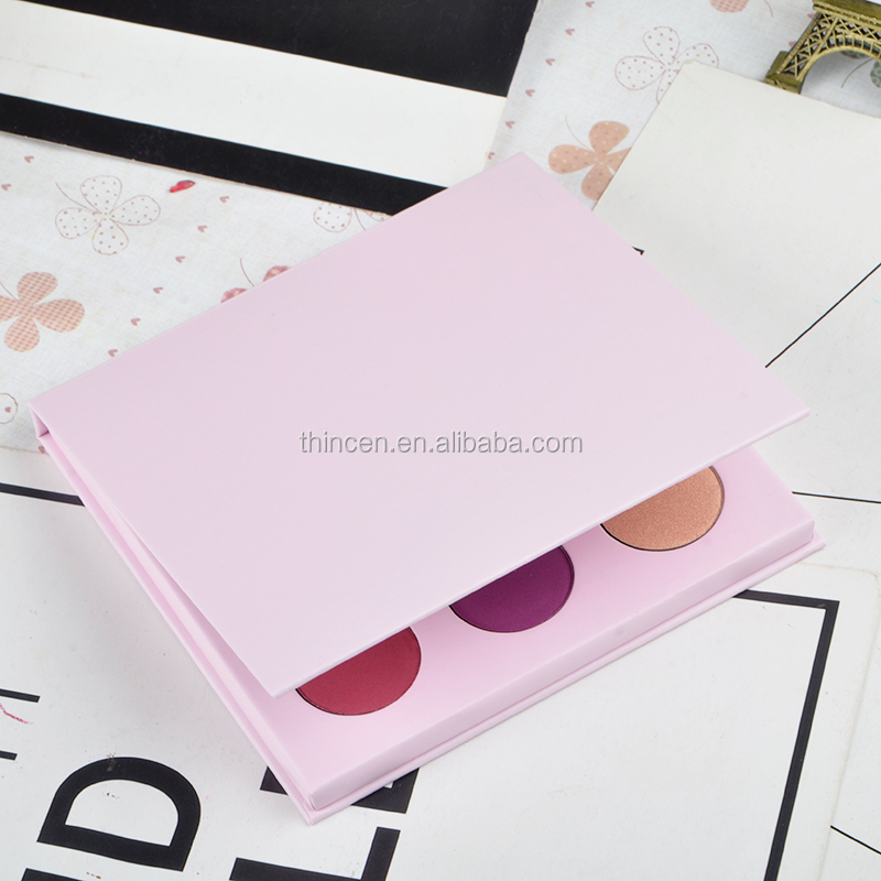 Thincen - Girls Makeup Customized Packaging Pink Eyeshadow Palette With Mirror Eyeshadow platte 18