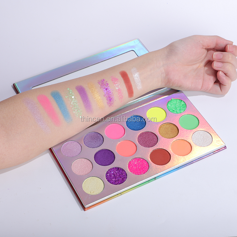 18 Colors Eyeshadow Packaging With Mirror Makeup Palette Eyeshadow 10