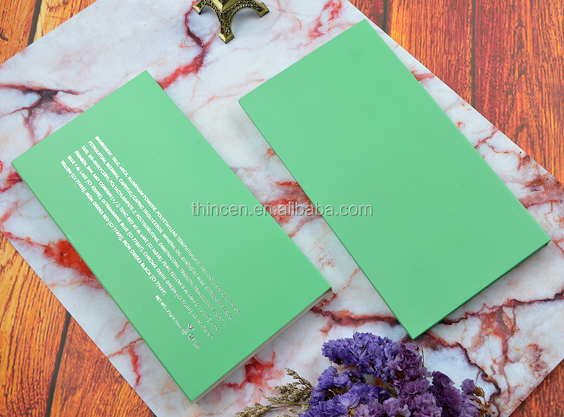 Mint Green Eyeshadow Packaging Cardboard Pans 26mm Makeup Professional Eyeshadow Palette 20