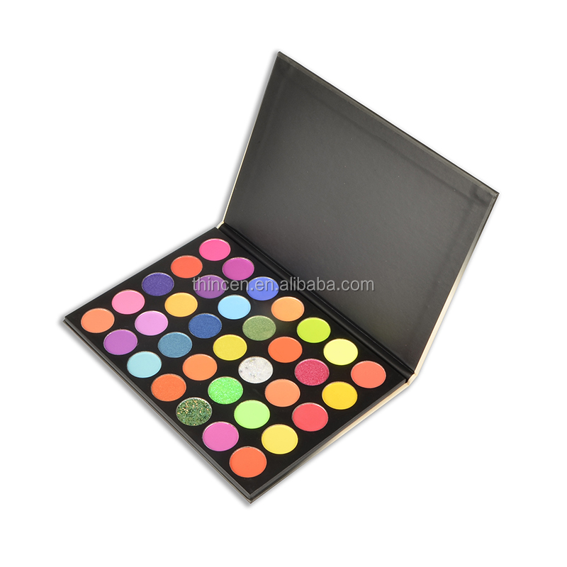 Colorful Gradient Custom High Pigment Eyeshadow Palette 30