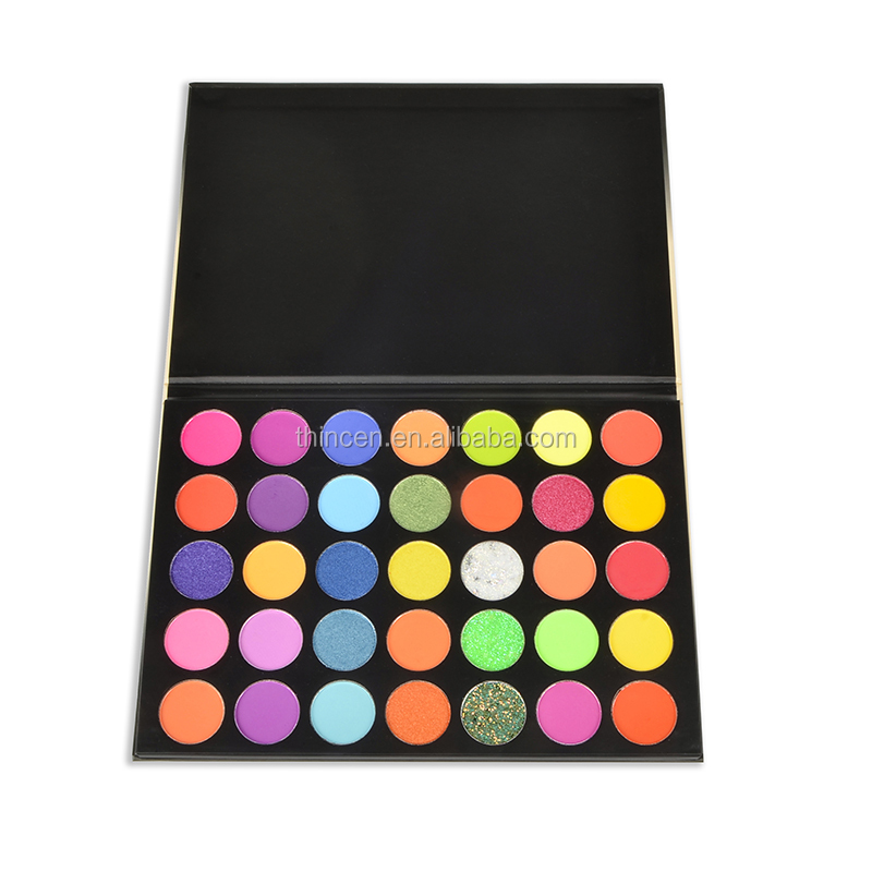 Colorful Gradient Custom High Pigment Eyeshadow Palette 34