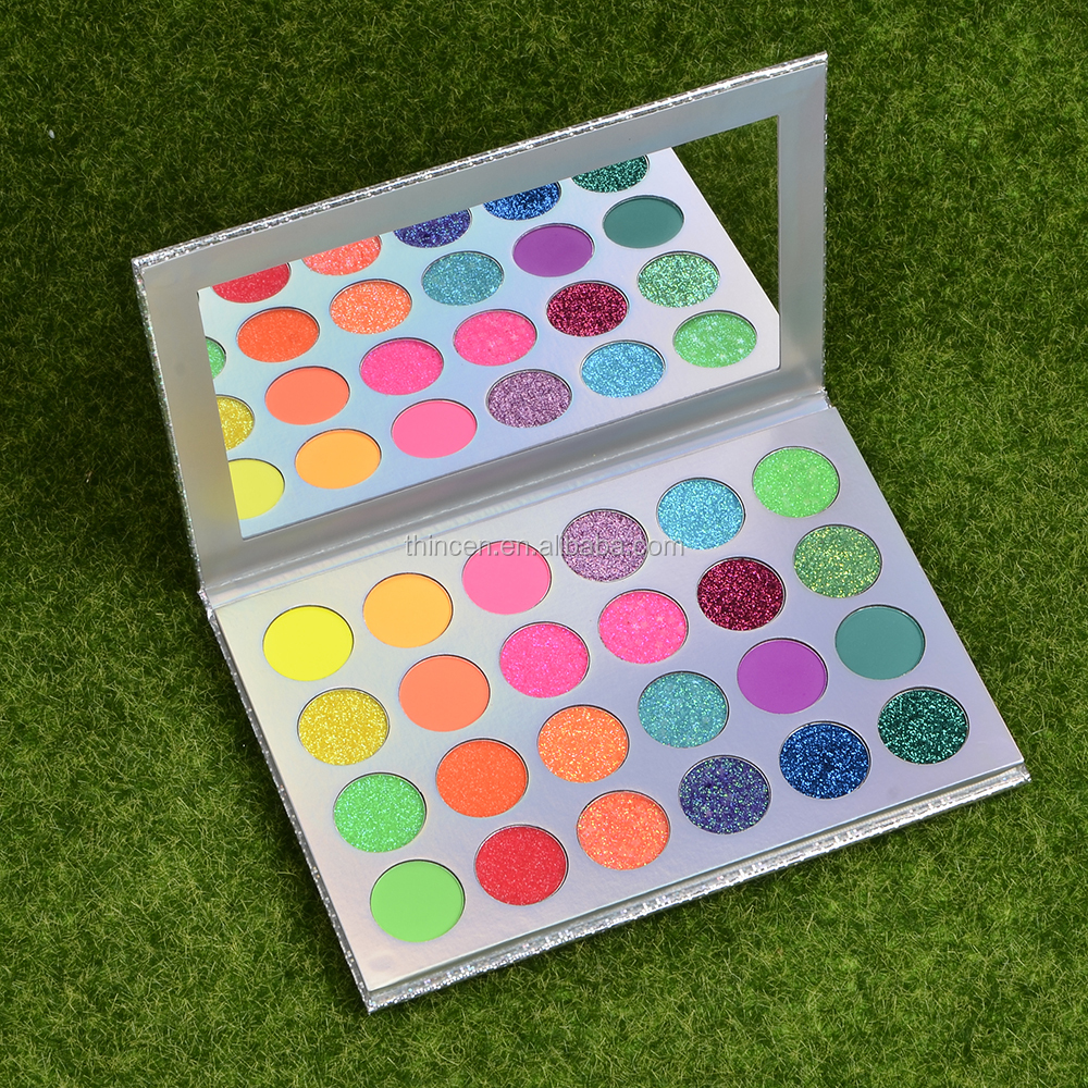 Wholesale No Logo Custom Makeup Cosmetics High Pigment Eyeshadow Palette 18