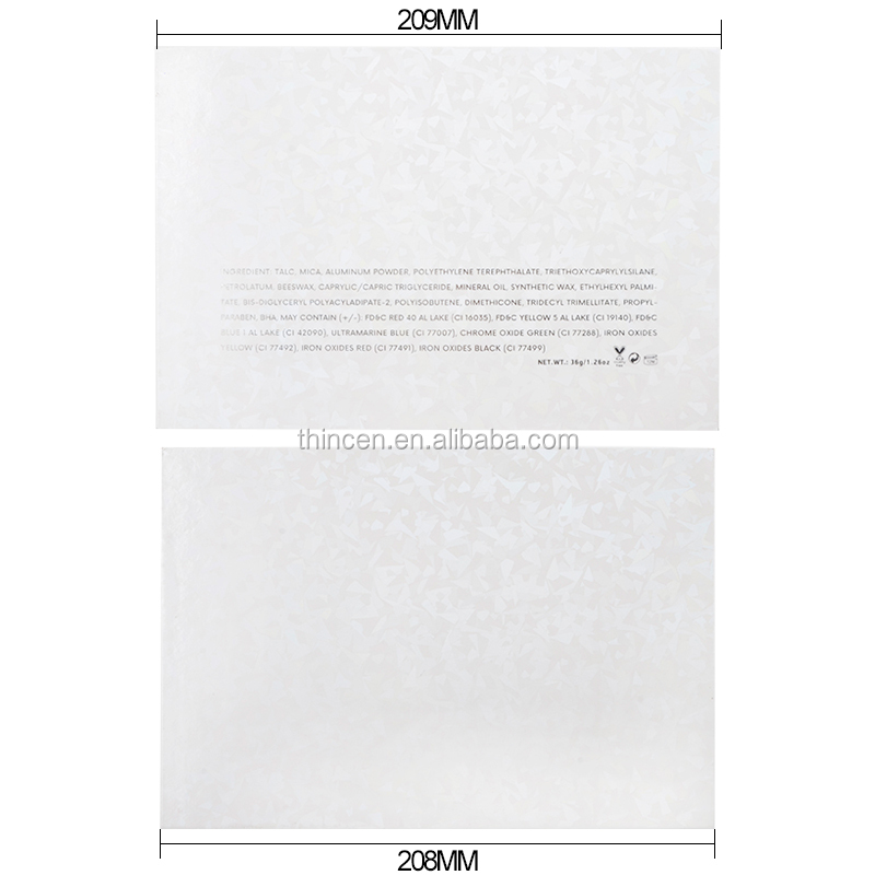 24 Color Private Label Professional Glitter Eye Pigment Powder Eyeshadow Pallettes 26