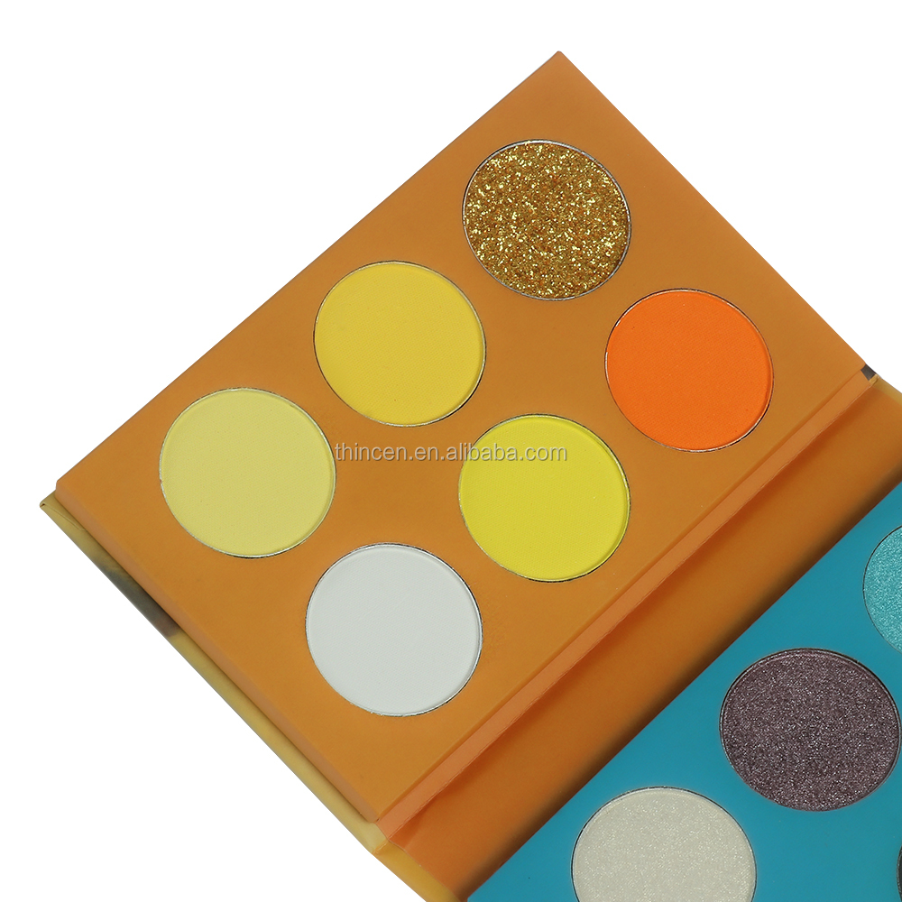 24 Colors Orange Blue Purple Eyeshadow Palette Eyeshadow Compact Case 14