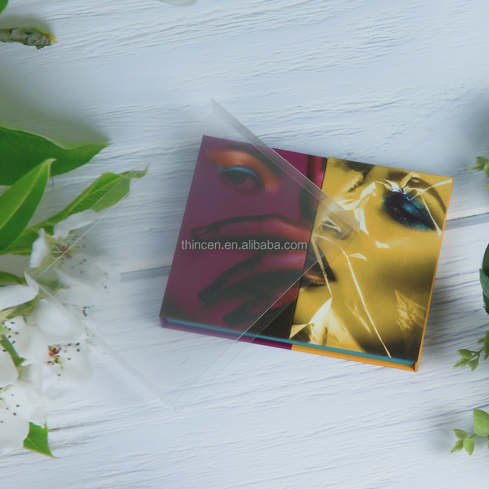 24 Colors Orange Blue Purple Eyeshadow Palette Eyeshadow Compact Case 24