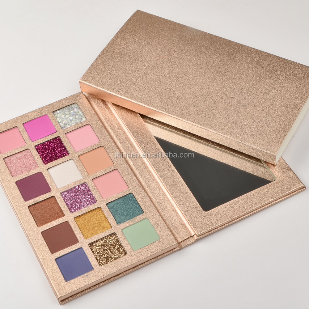 Thincen - Custom Diy Design Pressed Glitter Eyeshadow Palettes Private Label Eyeshadow platte 16