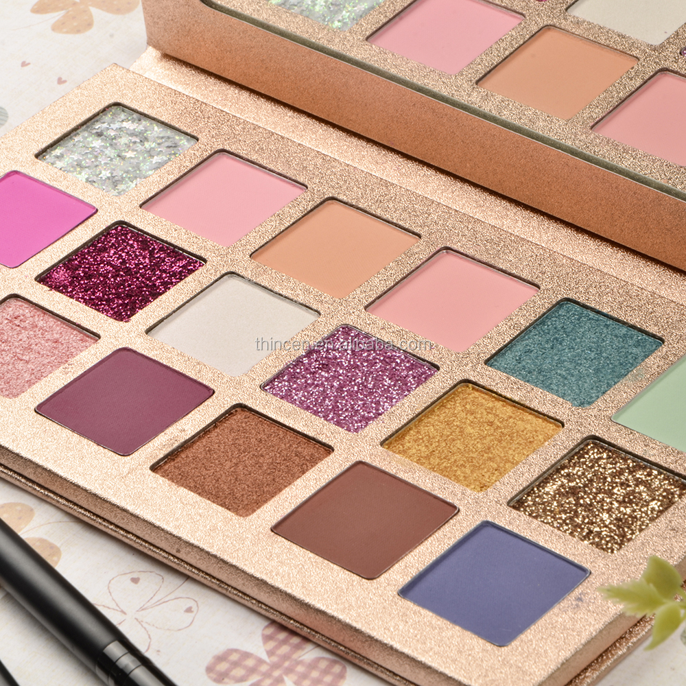 Thincen - Custom Diy Design Pressed Glitter Eyeshadow Palettes Private Label Eyeshadow platte 20