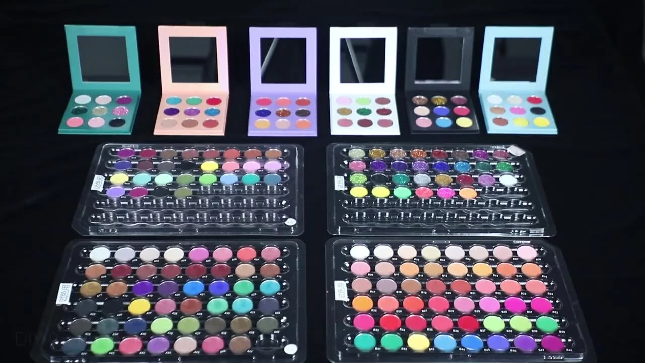 Eye shadow Pallette Private Label Vegan Cosmetic Pigment Eyeshadow Palette 1