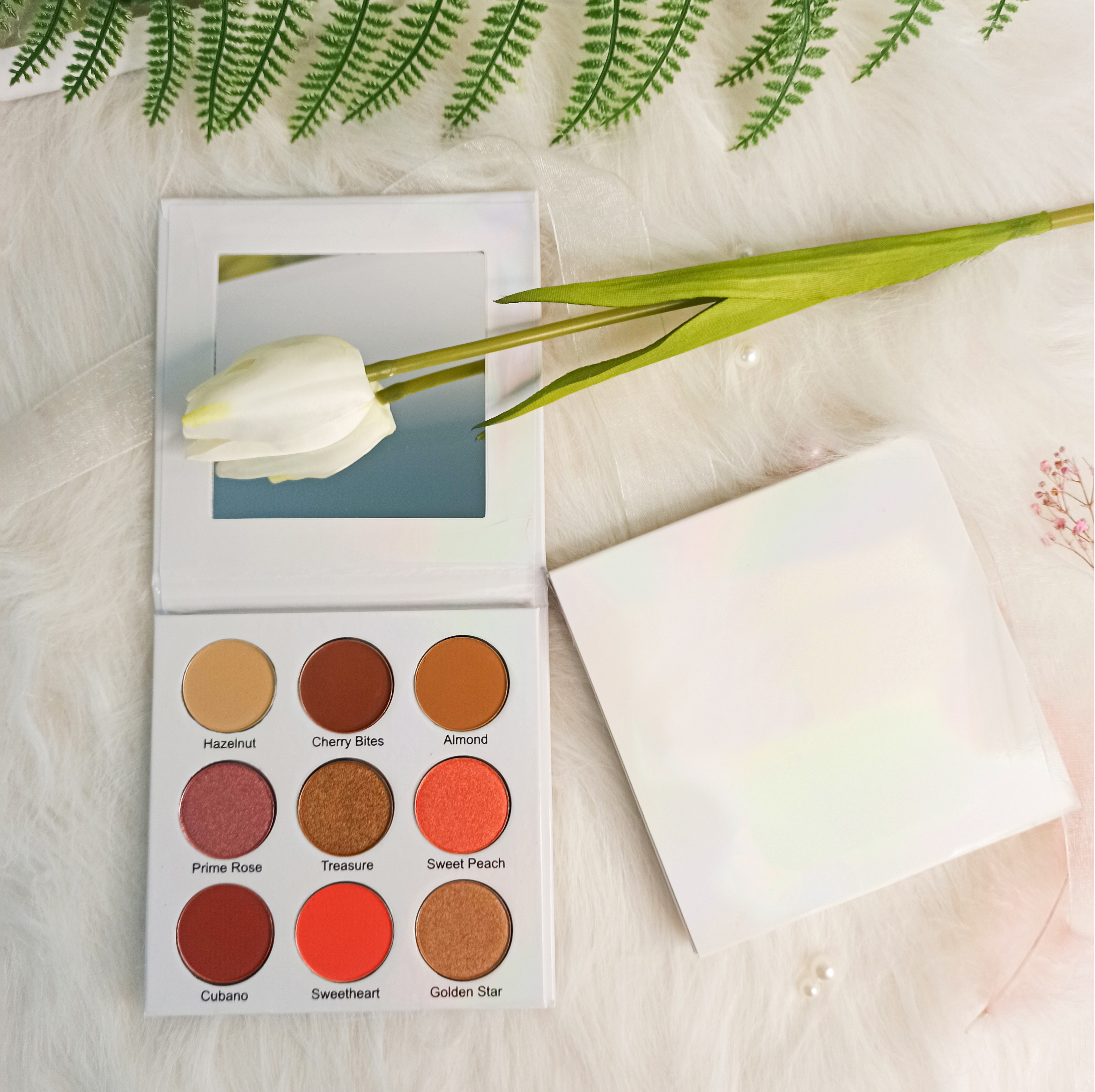 Eye shadow Pallette Private Label Vegan Cosmetic Pigment Eyeshadow Palette 14