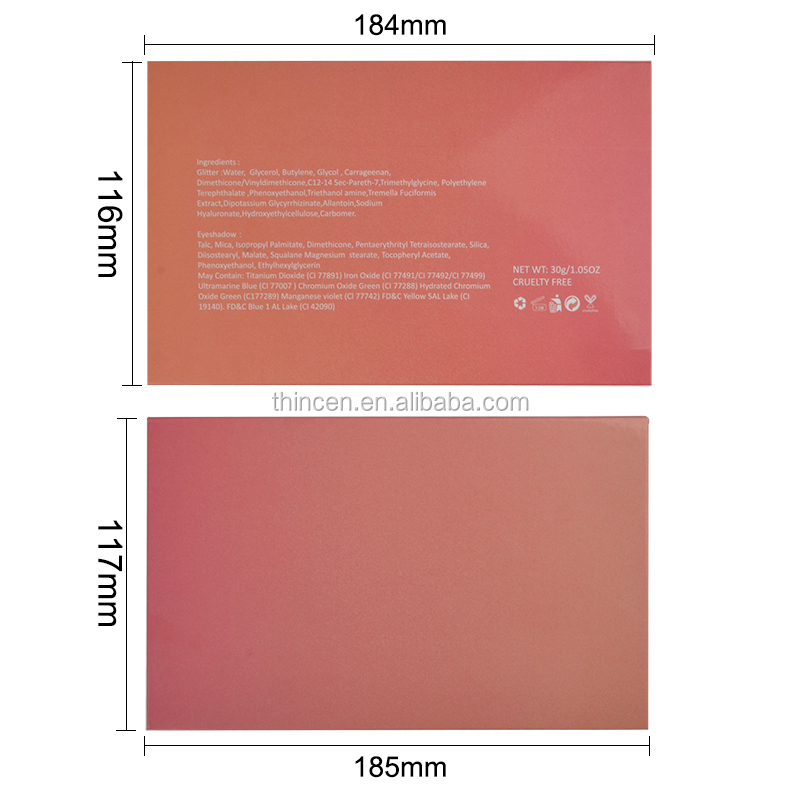 Wholesale Waterproof Eyeshadow Pigment Vegan Eyeshadow Palette 22