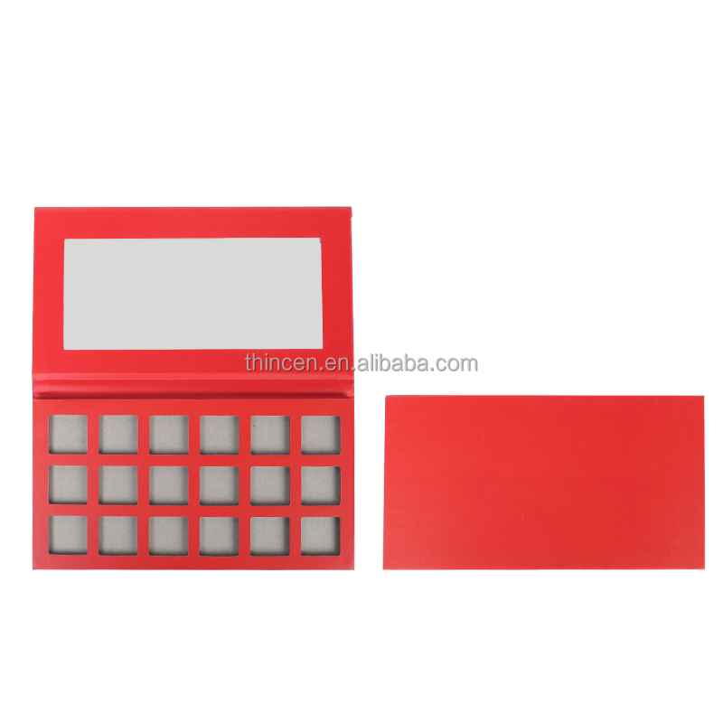 Custom Empty Makeup Cardboard Eyeshadow Palette Wholesale Pick Your Own Colors Eyeshadow Private Label 24