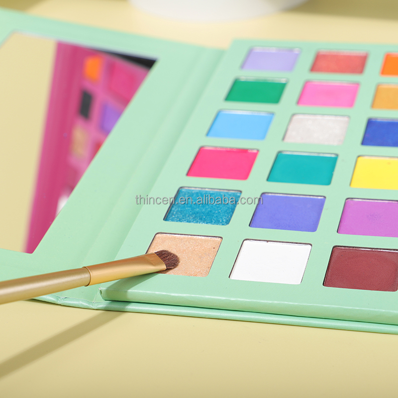 Custom Empty Makeup Cardboard Eyeshadow Palette Wholesale Pick Your Own Colors Eyeshadow Private Label 22