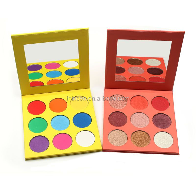 Custom Empty Makeup Cardboard Eyeshadow Palette Wholesale Pick Your Own Colors Eyeshadow Private Label 46