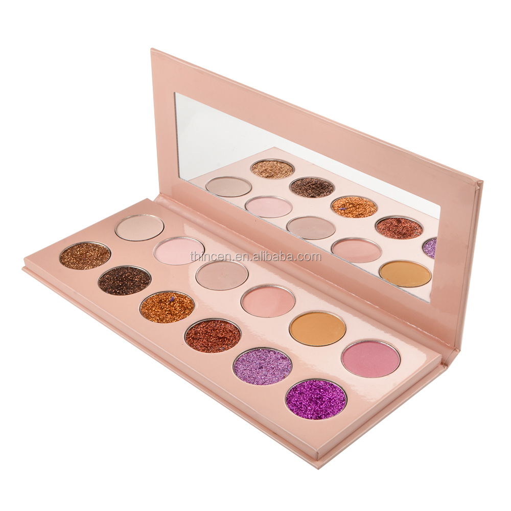 Colorful Private Label Makeup DIY 12 Color Eyeshadow Palette 12