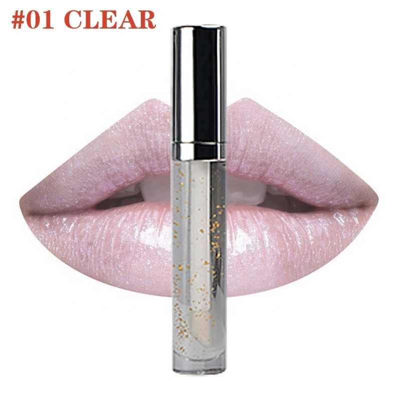 Private Label High Quality Good Smells Sweet Honey Clear Lip Gloss Vegan 1