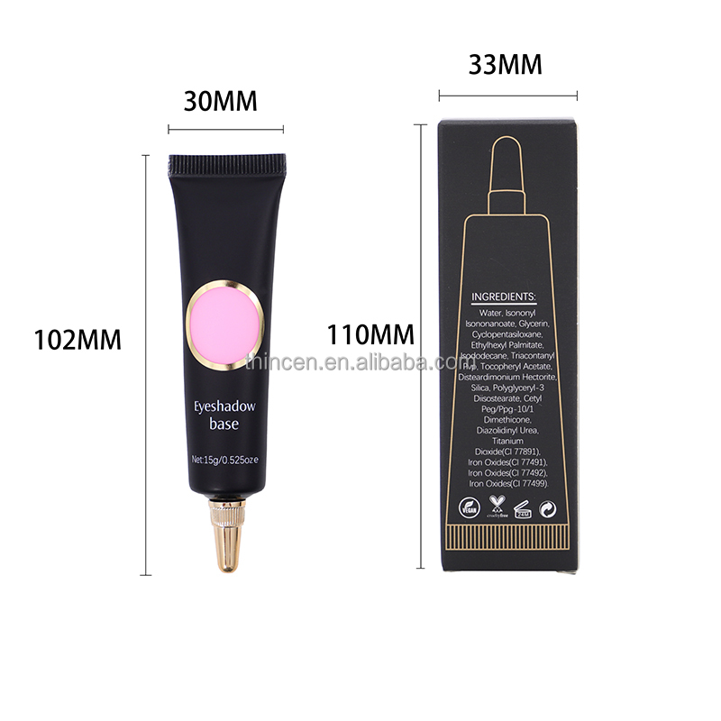 E01 Cosmetics Custom OEM Cruelty Free Cream Eyeshadow Base Private Label Eye Primer No Logo Vegan Liquid Matte Eyeshadow Base 30