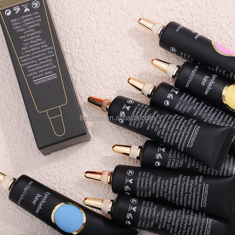 E01 Cosmetics Custom OEM Cruelty Free Cream Eyeshadow Base Private Label Eye Primer No Logo Vegan Liquid Matte Eyeshadow Base 22