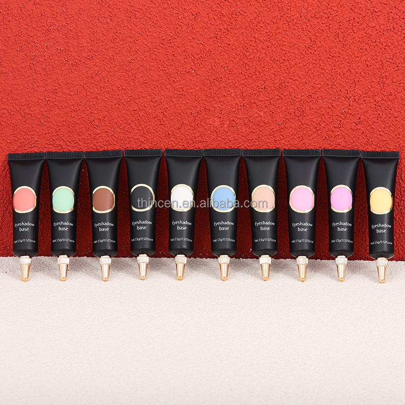 E01 Cosmetics Custom OEM Cruelty Free Cream Eyeshadow Base Private Label Eye Primer No Logo Vegan Liquid Matte Eyeshadow Base 12