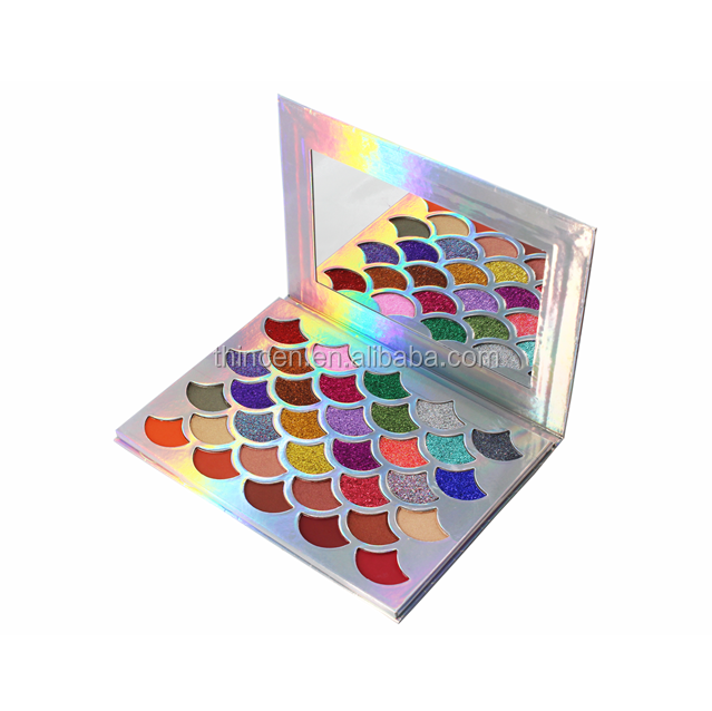 Colorful Glitter Mermaid Private Label Eyeshadow Palette 26
