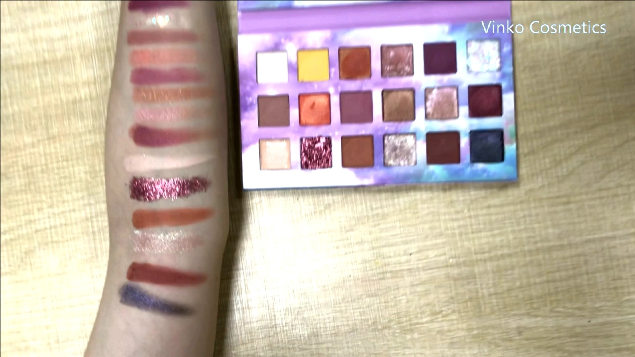 Thincen - No Brand Makeup Make Your Private Label Glitter Eyeshadow Palette Waterproof 18 Color Eyeshadow platte 1