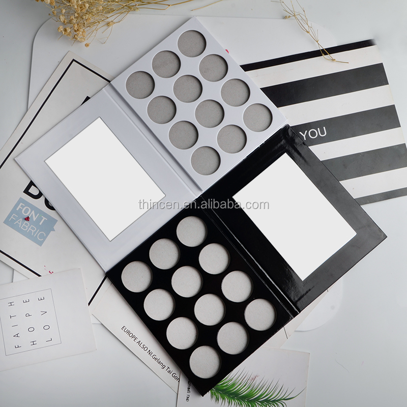 Thincen - Your own color OEM pigmented 12 color eyeshadow private label eye shadow palette Eyeshadow platte 16