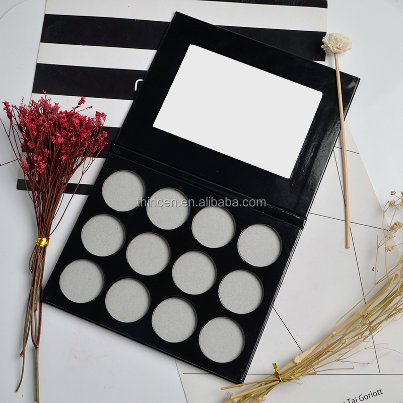 Thincen - Your own color OEM pigmented 12 color eyeshadow private label eye shadow palette Eyeshadow platte 14