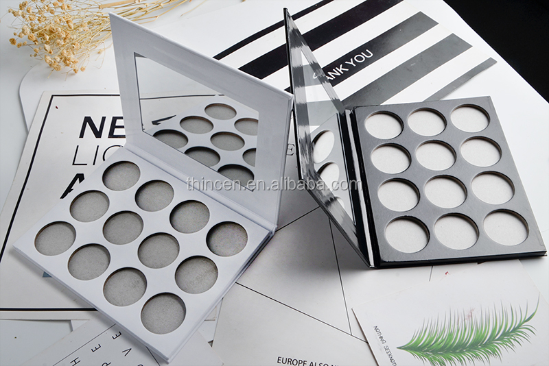 Thincen - Your own color OEM pigmented 12 color eyeshadow private label eye shadow palette Eyeshadow platte 18