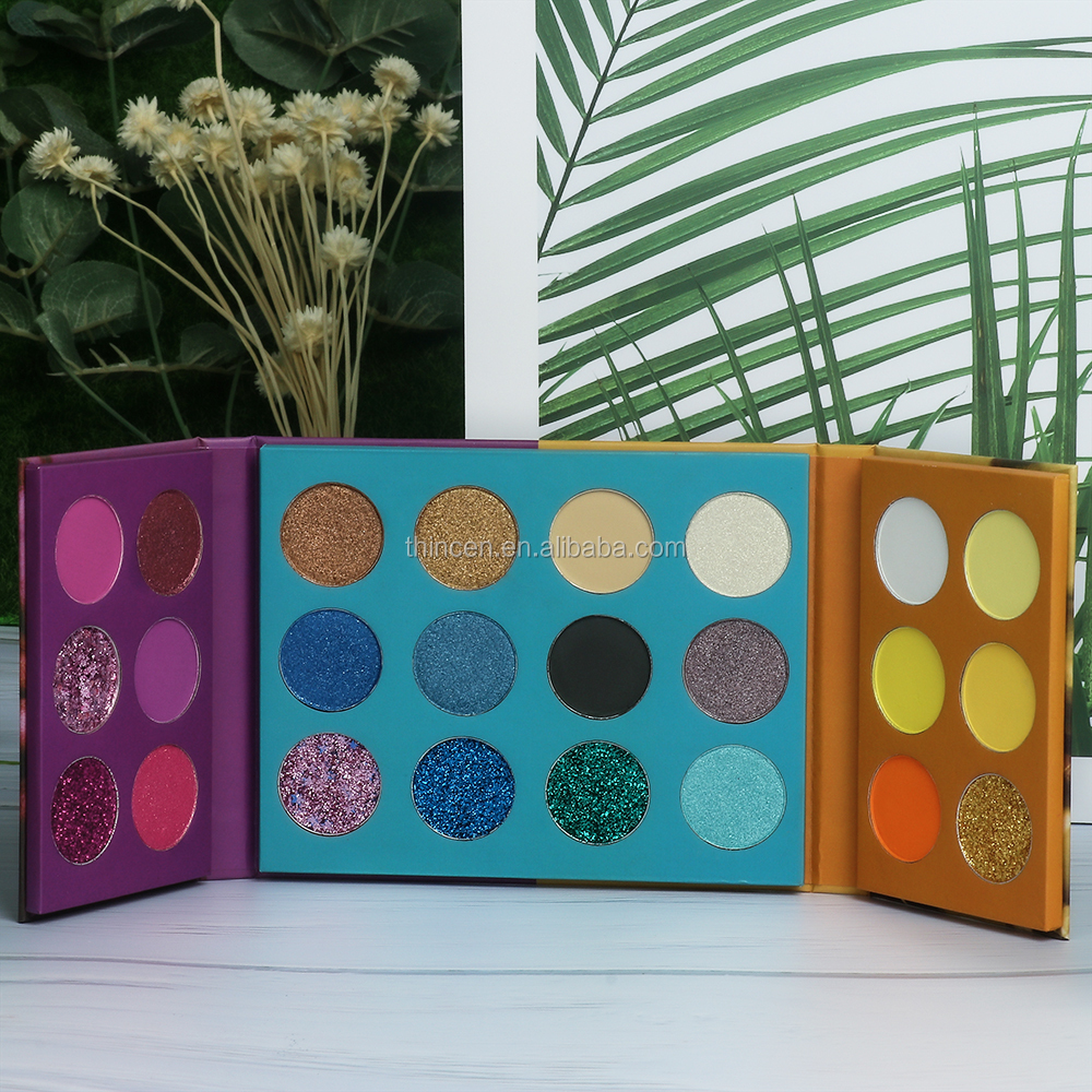 Thincen - You Own Makeup Foldable Eye Shadow Glitter 24 Eyeshadow Palette No Label Eyeshadow platte 20