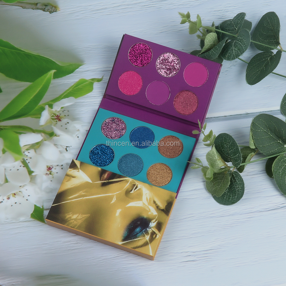 Thincen - You Own Makeup Foldable Eye Shadow Glitter 24 Eyeshadow Palette No Label Eyeshadow platte 16