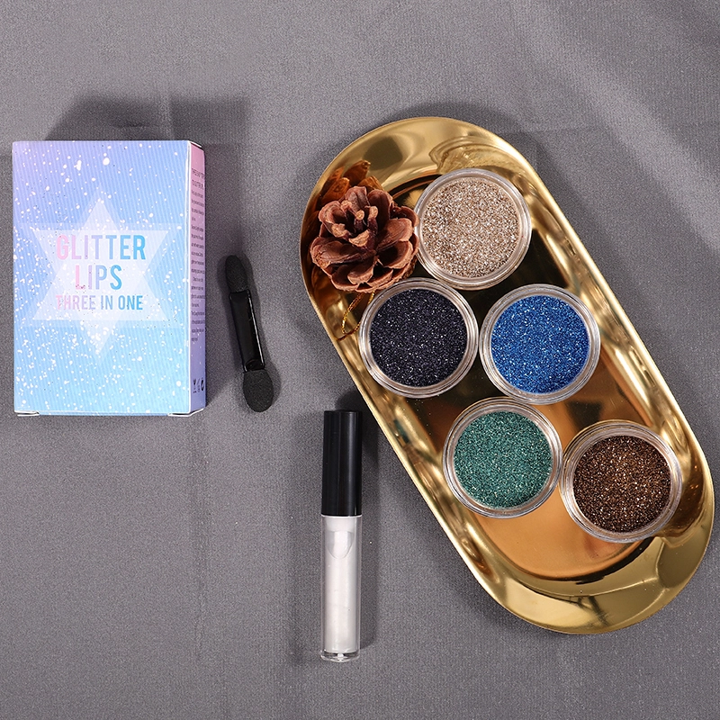 Thincen - Custom Logo Super Glitter Single Eyeshadow 3 in 1 Pigment Loose Glitter Eyeshadow Set Eyeshadow 1