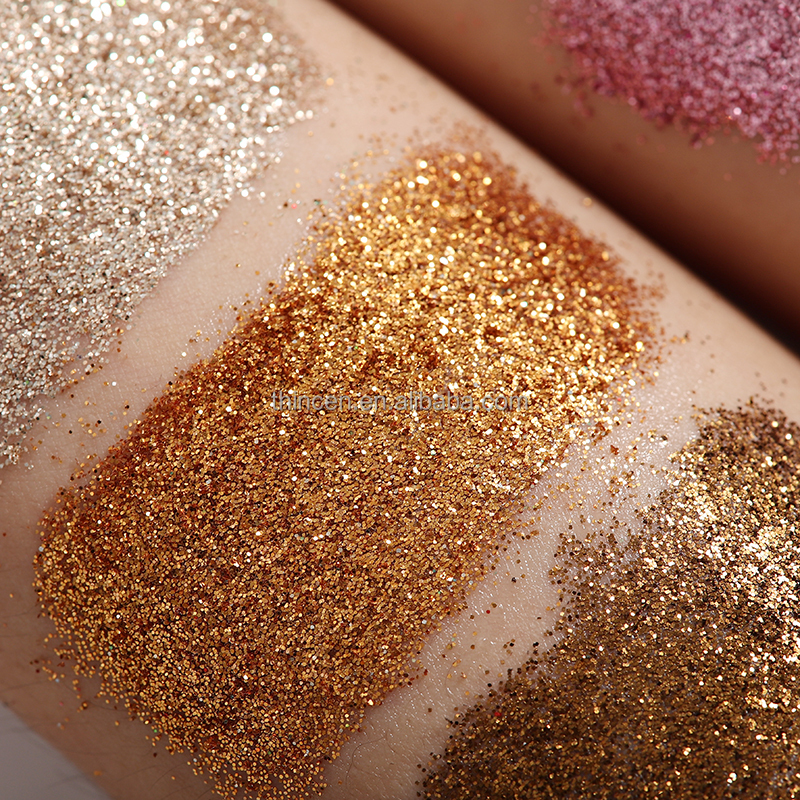 Thincen - Custom Logo Super Glitter Single Eyeshadow 3 in 1 Pigment Loose Glitter Eyeshadow Set Eyeshadow 24