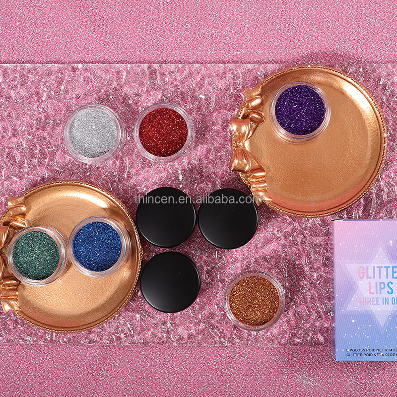 Thincen - Custom Logo Super Glitter Single Eyeshadow 3 in 1 Pigment Loose Glitter Eyeshadow Set Eyeshadow 20