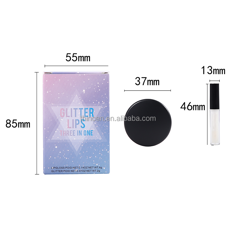 Thincen - Custom Logo Super Glitter Single Eyeshadow 3 in 1 Pigment Loose Glitter Eyeshadow Set Eyeshadow 26