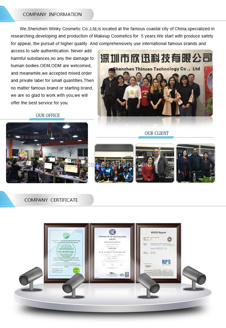 Thincen - High Pigment Vegan Cruelty Free Custom Logo DIY Eyeshadow Palette Eyeshadow platte 40