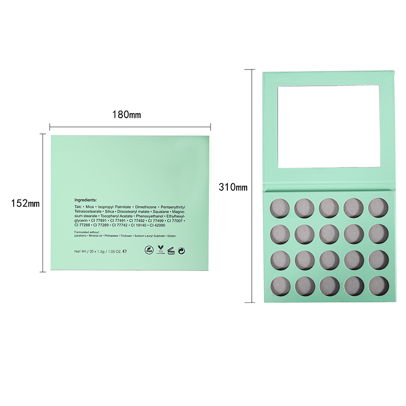 M20 Custom name 20 colour diy eyeshadow palette long lasting make your own eyeshadow make up 12