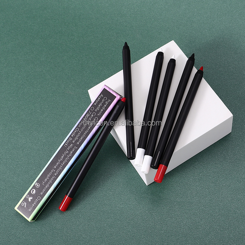 New Arrival 4 Color High Pigment Gel Waterproof Colored Pencil Eyeliner 22