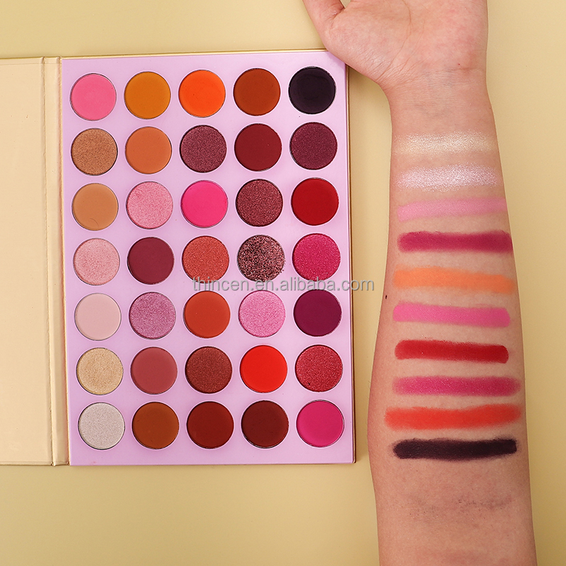 Wholesale Eyeshadow Palllate Private Label Eyeshadow Shimmer Pigment 8