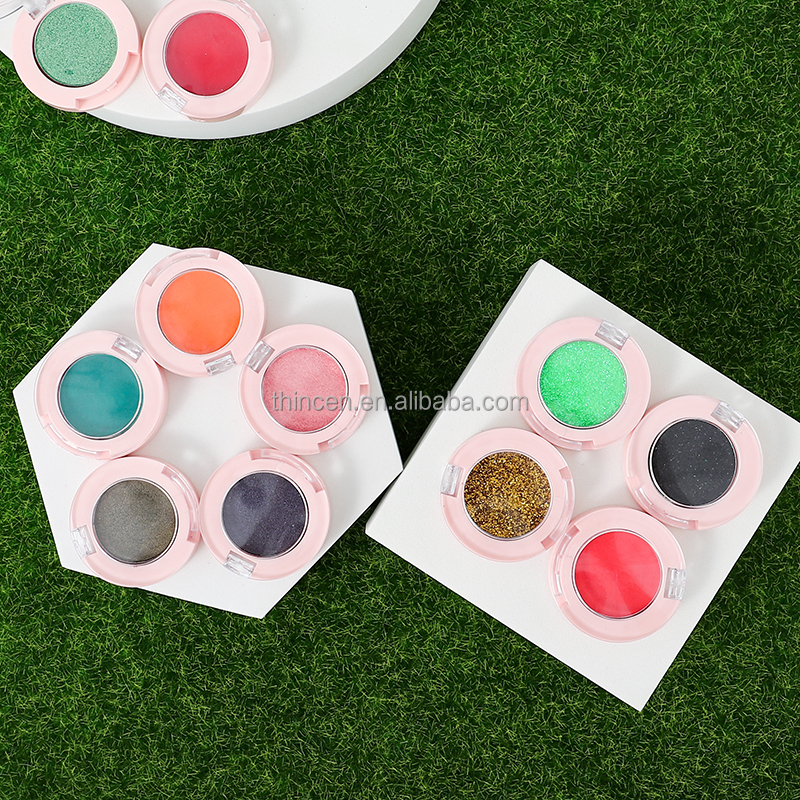 Thincen - Pink Package High Pigment 26MM Shimmer Glitter Single Color Single Eyeshadow Single eyeshadow 16