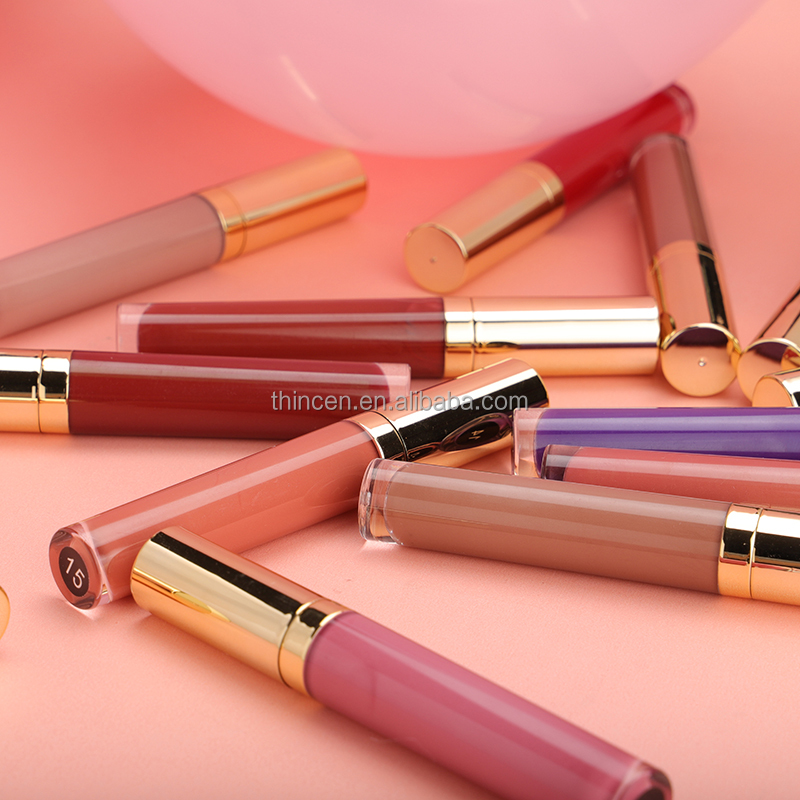 Custom Logo 16 Colors Matte Lipstick Vendor Velvet Liquid Lipstick Private Label 16