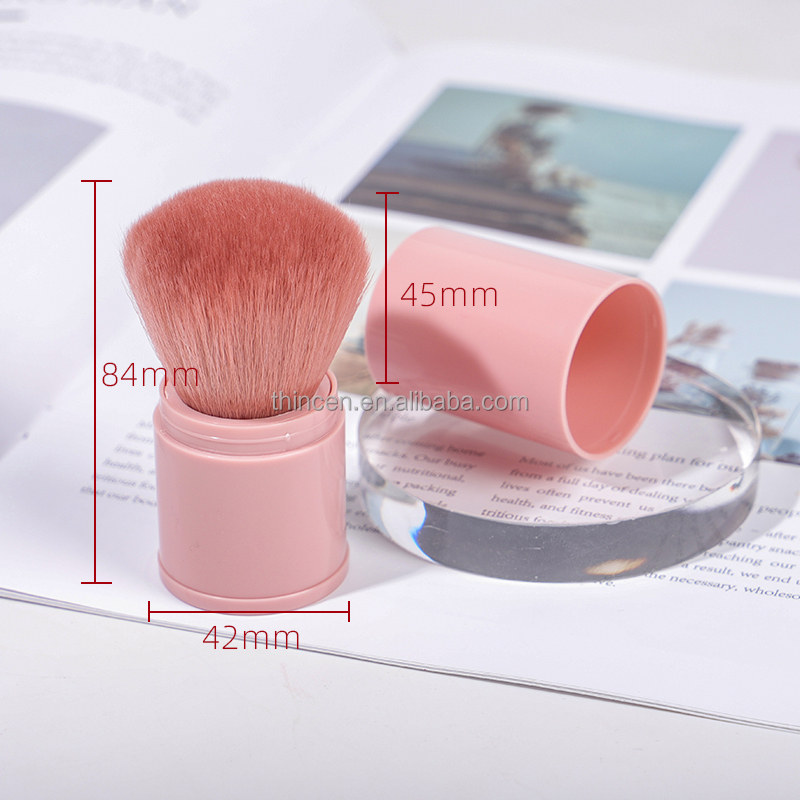 Thincen - Makeup Tool Retractable Powder Blusher Face Brush Private Label Beauty Tools 17