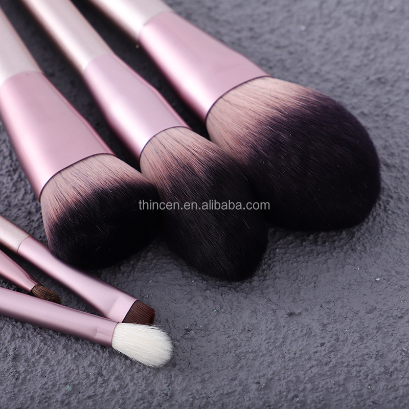 V-12-7 Pink Brush Make Set Up Makeup Brush Set Kit Wholesale Wood Handle Private Labe Foundation Cosmetic Makeup Brushes 20