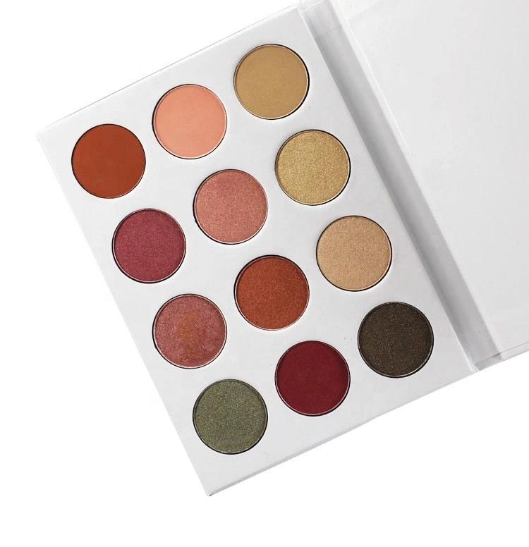 No Brand Private Label High Pigment 12 Colors Cosmetics Makeup Palette Eyeshadow 1